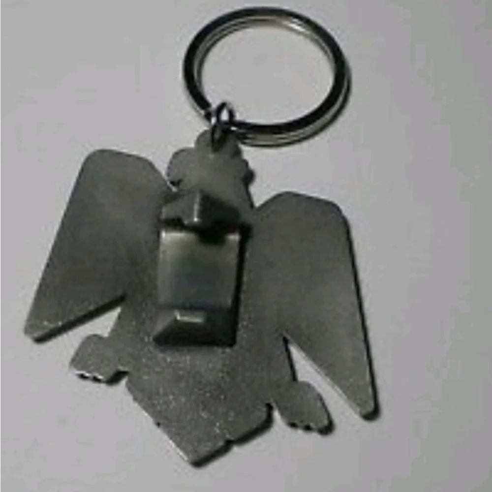 Black and Silver Eagle Keychain 25 pc Tecate Cerveza Metal Beer Bottle Opener NW